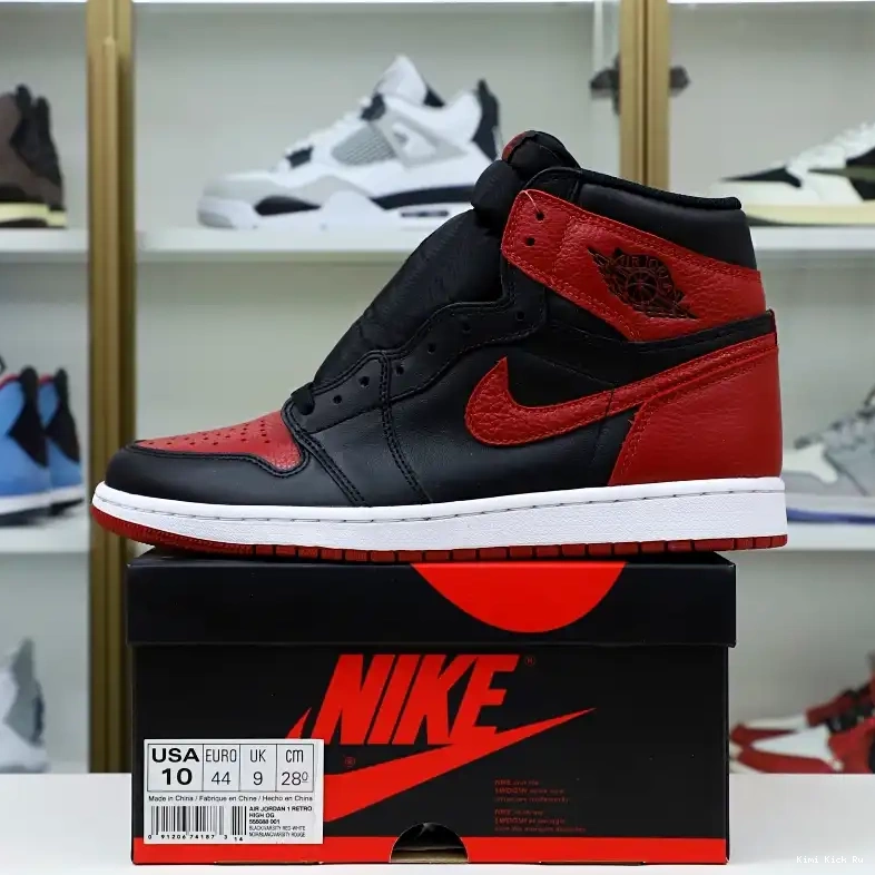 HIGH 'BRED' JORDAN Kimikick 1 OG AIR RETRO 0704